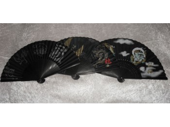 Vifte, japansk, flot motiv (J-33-850-48)